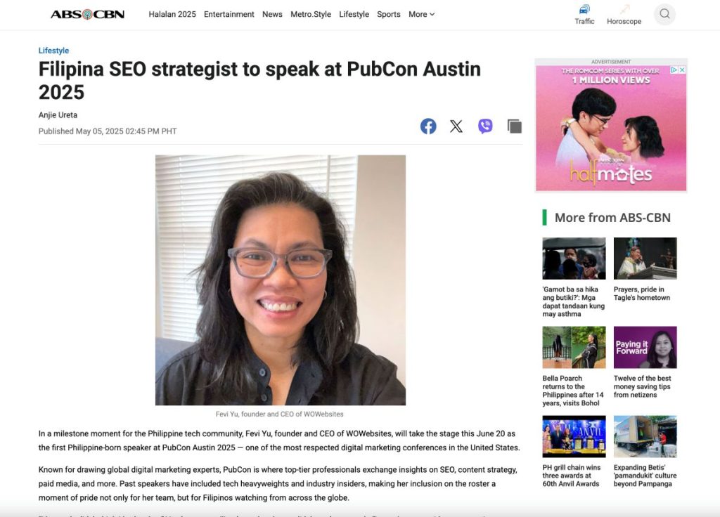 Fevi Yu Makes History at PubCon Austin 2025